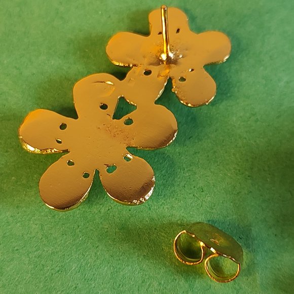 Jewelry made by hand Gold Plated 24 K. Silver 950, Morralla Emeral and Berillium - Picture 11 of 11